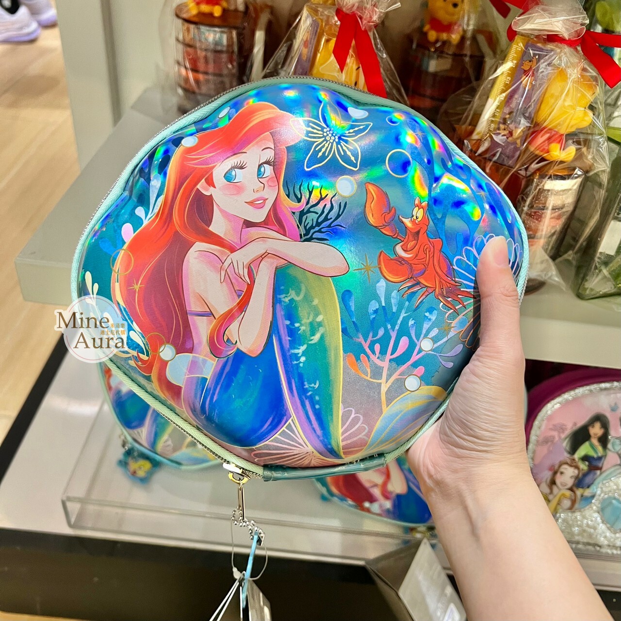愛麗兒 Ariel 貝殼造型 文具包 文具組 小美人魚 The Little Mermaid -香港迪士尼樂園