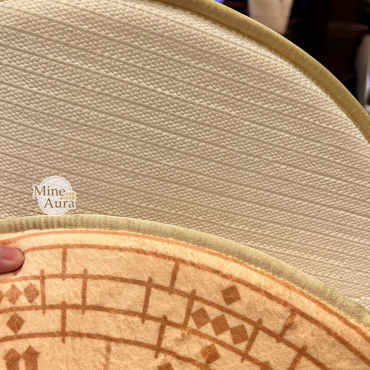 小飛俠 彼得潘 Peter Pan 時鐘 圖案 圓形 地墊 -香港迪士尼樂園