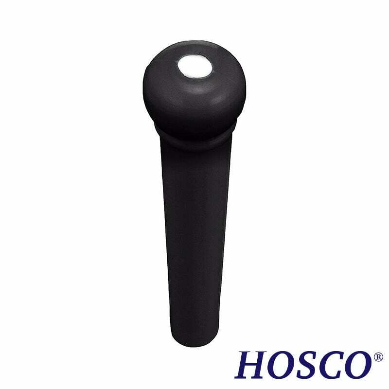HOSCO F-0007 木吉他 塑膠 弦釘 黑色白點