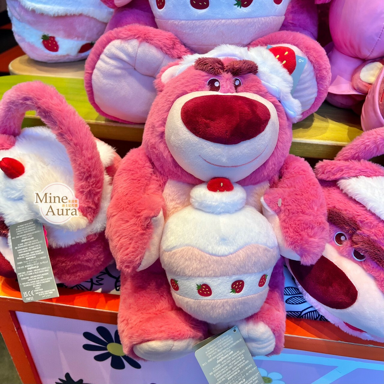 熊抱哥 Lotso 蛋糕造型 M號 娃娃 玩偶 有草莓味 玩具總動員 Toy Story -香港迪士尼樂園