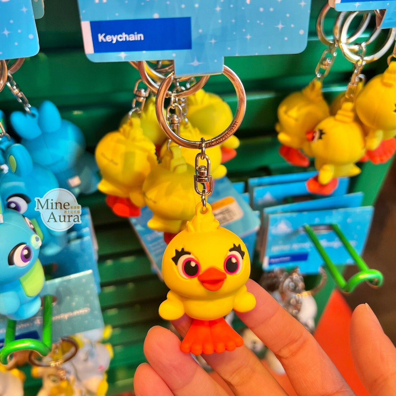 Q版 鴨霸 Ducky 立體 鑰匙圈 吊飾 玩具總動員 Toy Story -香港迪士尼樂園