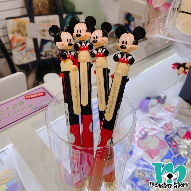 米奇3色原子筆連鉛芯筆