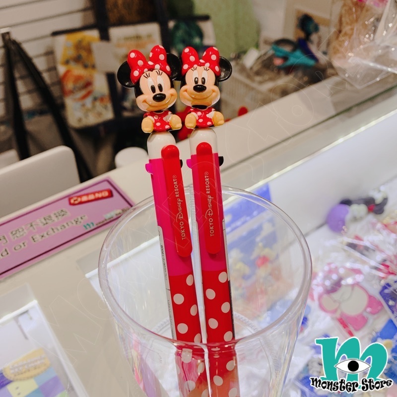 米妮3色原子筆連鉛芯筆