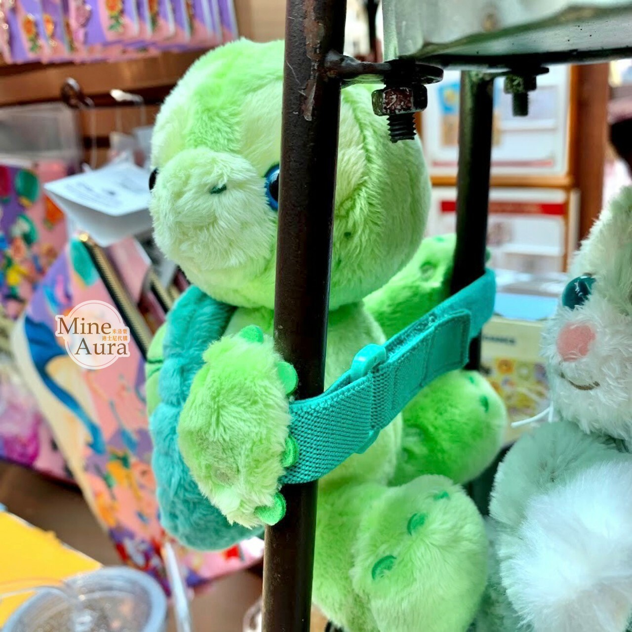 (現貨) 奧樂米拉 海龜 OluMel 抱抱 絨毛 造型 窗簾束帶 窗簾綁帶 -香港迪士尼樂園