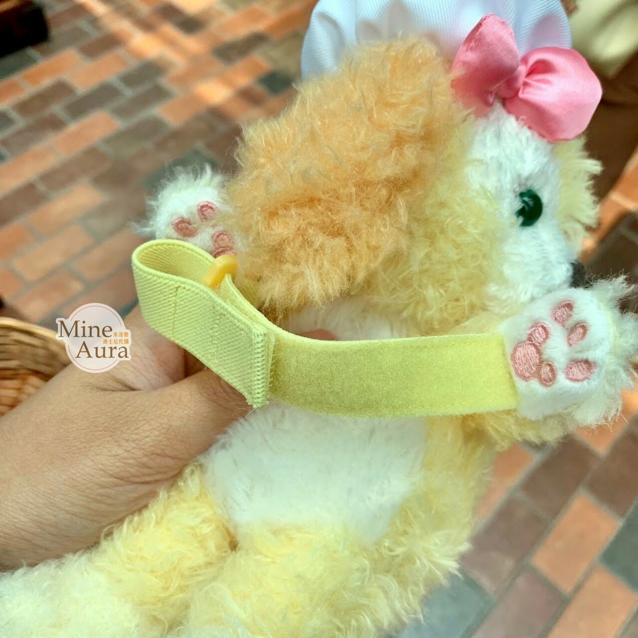 可琦安 餅乾 CookieAnn 抱抱 絨毛 造型 窗簾束帶 窗簾綁帶 -香港迪士尼樂園