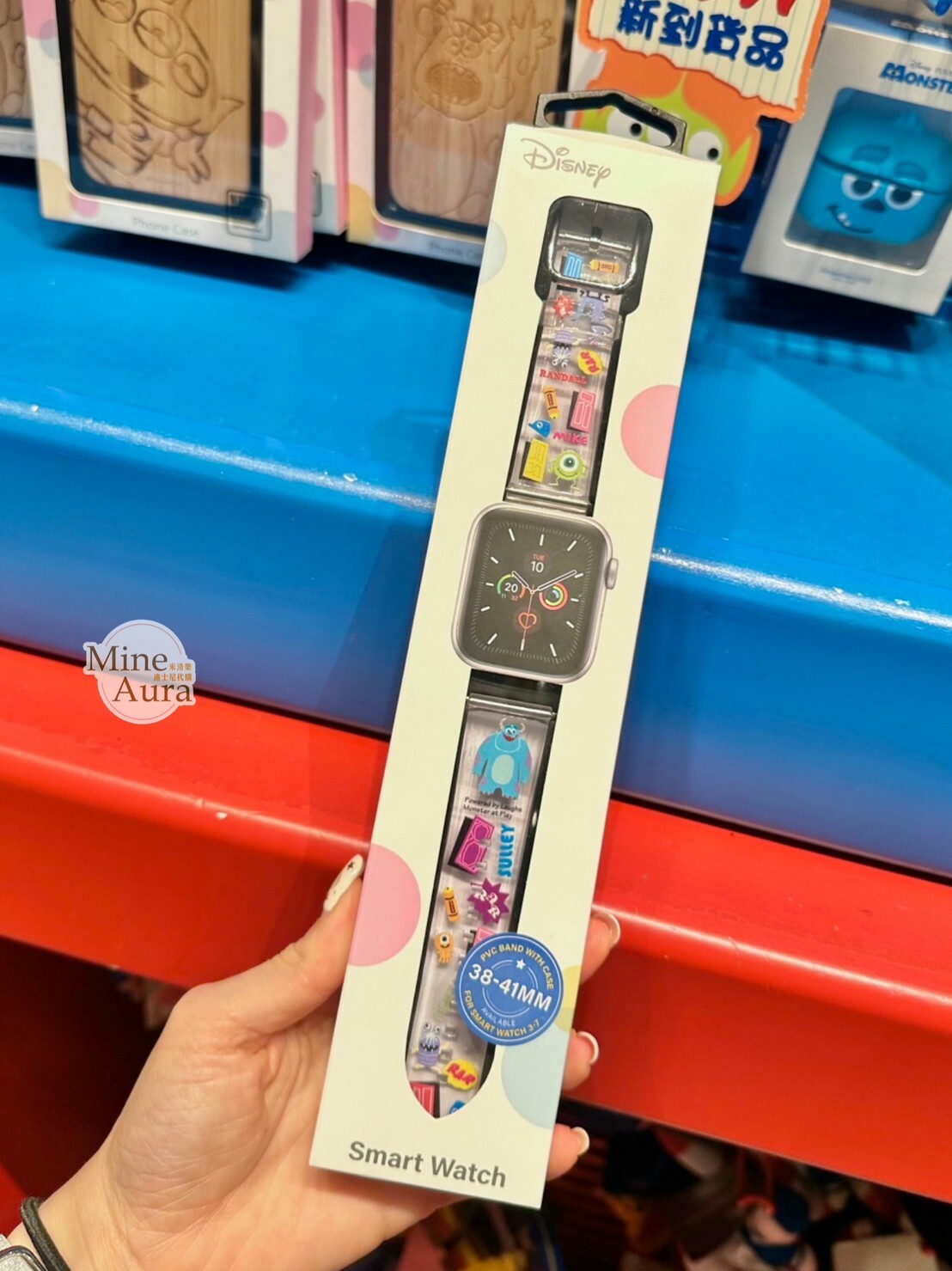 怪獸電力公司 Monsters, Inc. 滿版塗鴉 Apple Watch 錶帶 適用38-41mm -香港迪士尼樂園