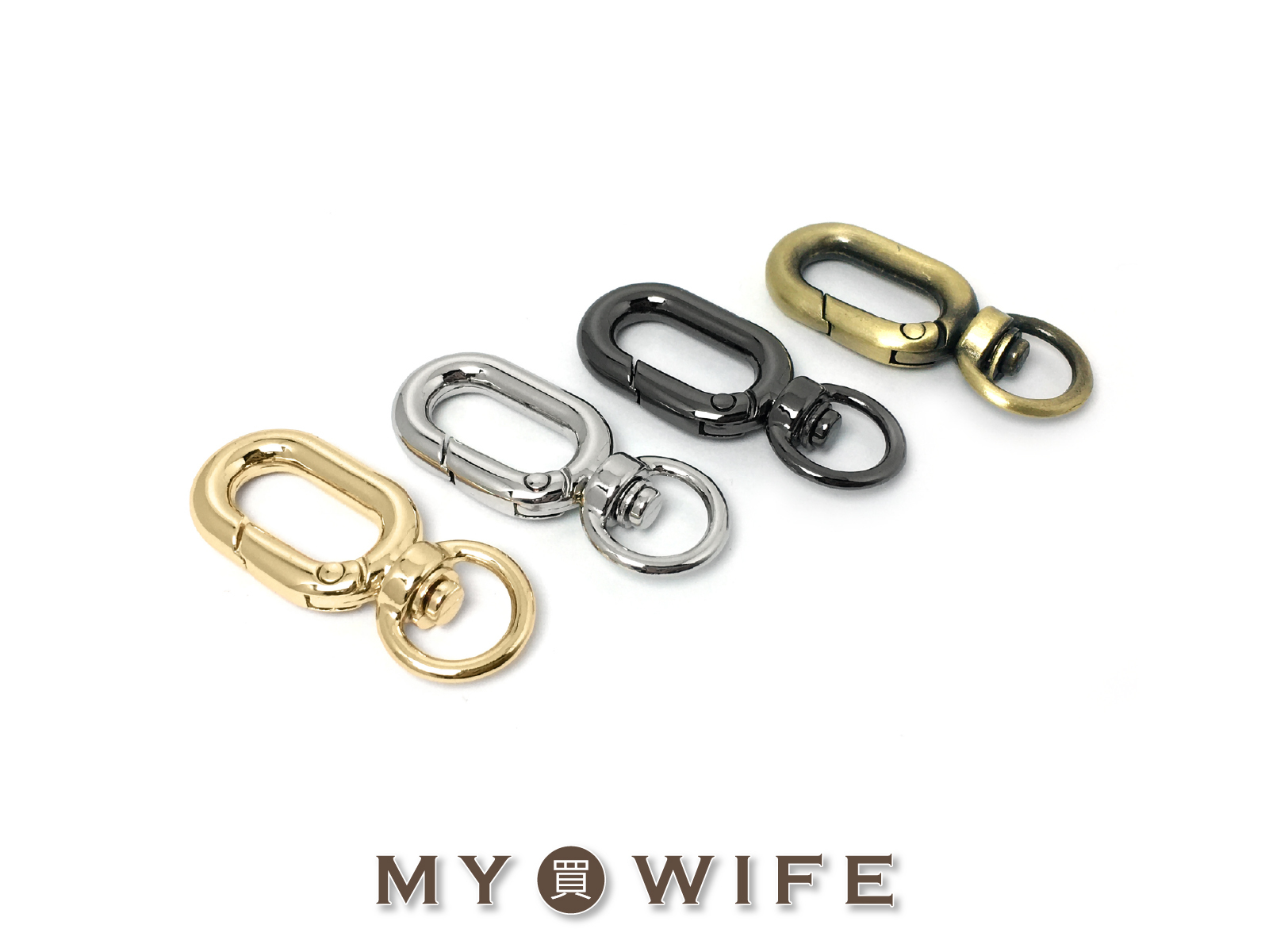 3分蛋型合金勾_合金勾/勾扣/龍蝦勾_5色【YR-23022301】