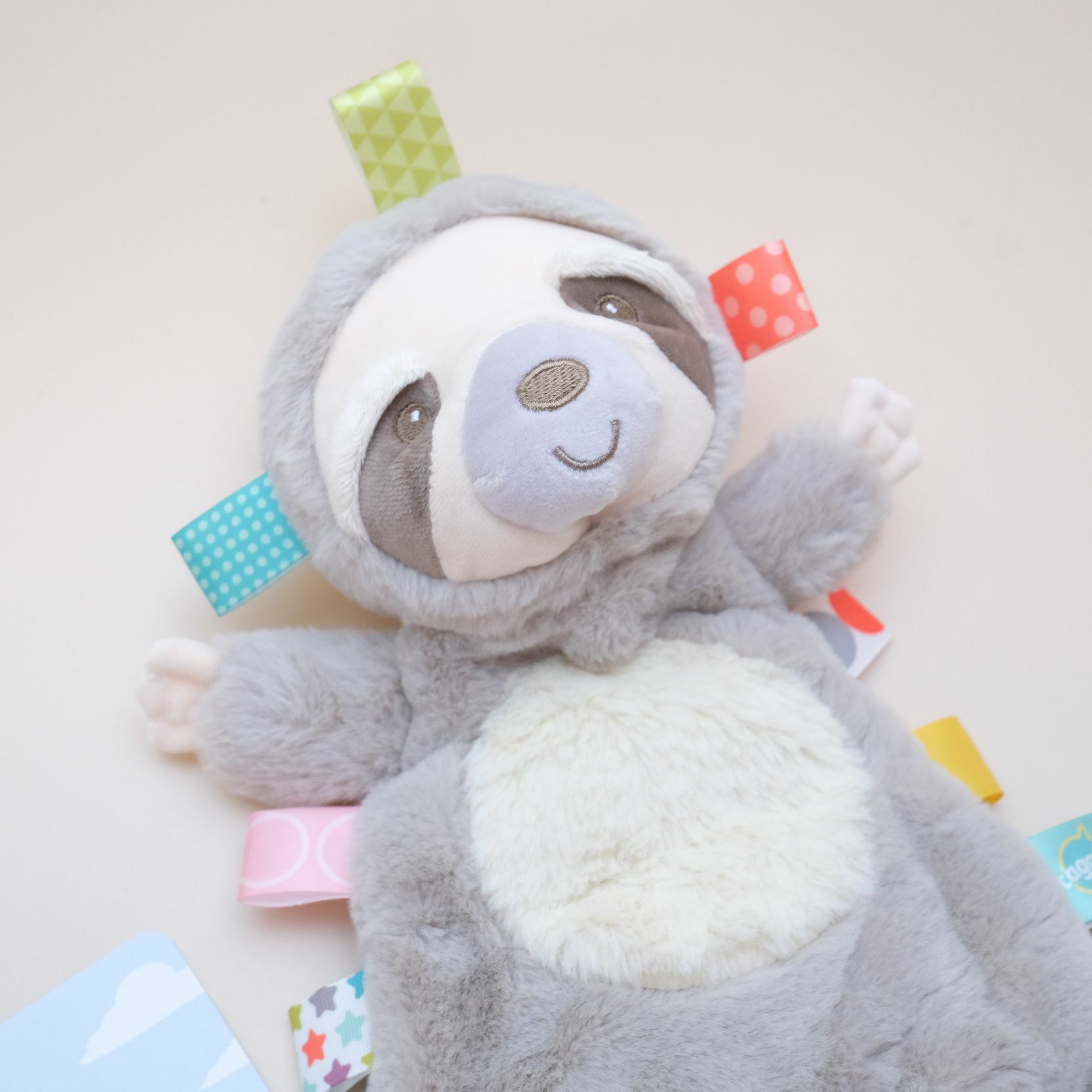 樹懶安撫巾（內有豆豆，小小重量）