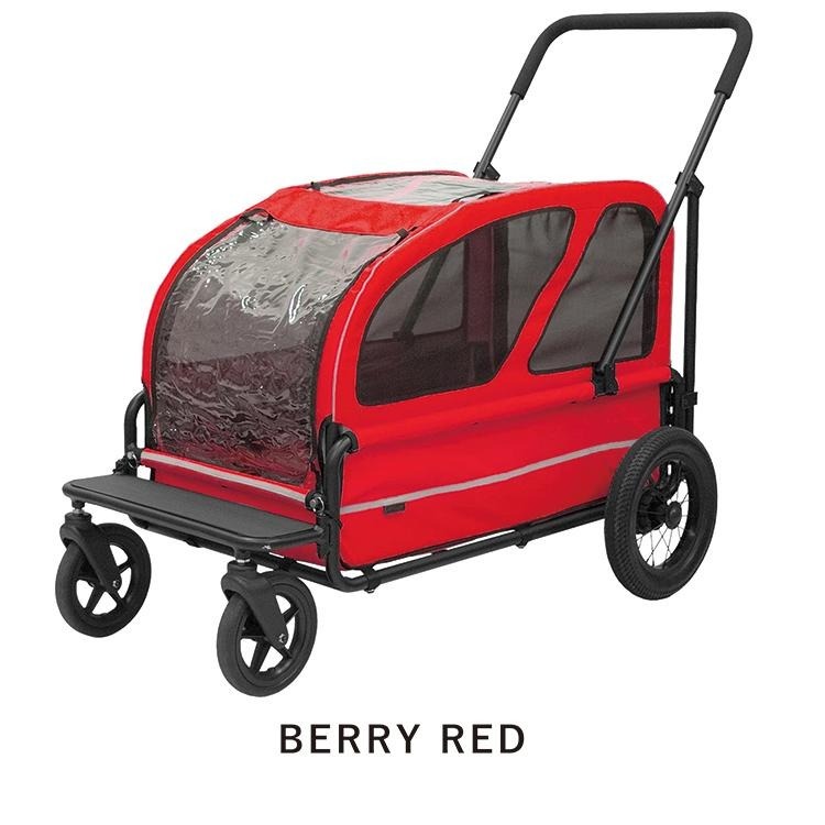 AirBuggy Carriage Stroller For Pets Berry Red 50kg