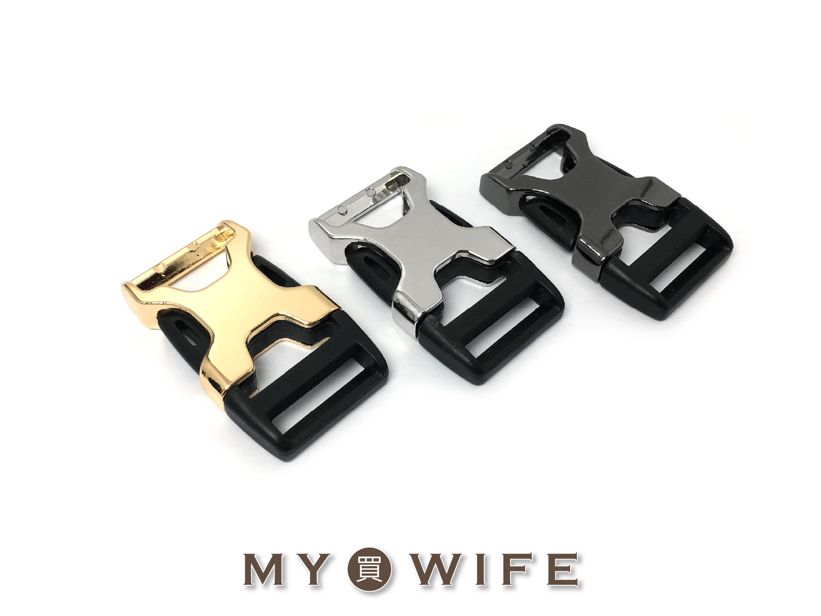 6分(20mm)合金塑料插扣_3色【YR-1549】