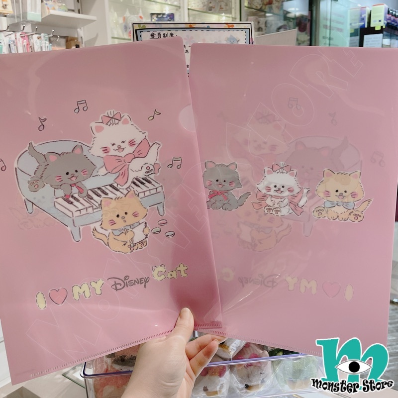 瑪莉貓朋友單層A4 File連文件套 (3入)