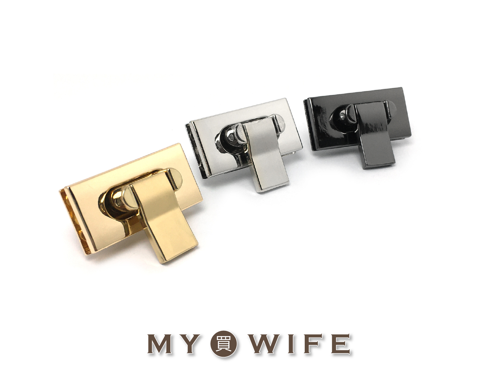 35x17mm合金轉鎖扣_3色【YR-1399】