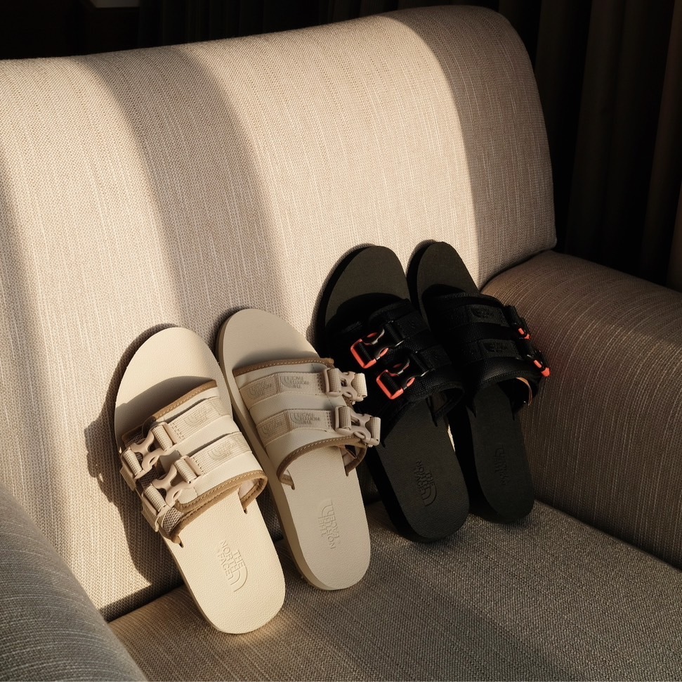 -(C8b)-THE NORTH FACE WOMEN'S TREKKING BASE CAMP STRAP 女款拖鞋 -NF0A819W 奶茶色9Z4 黑橘(C5b)