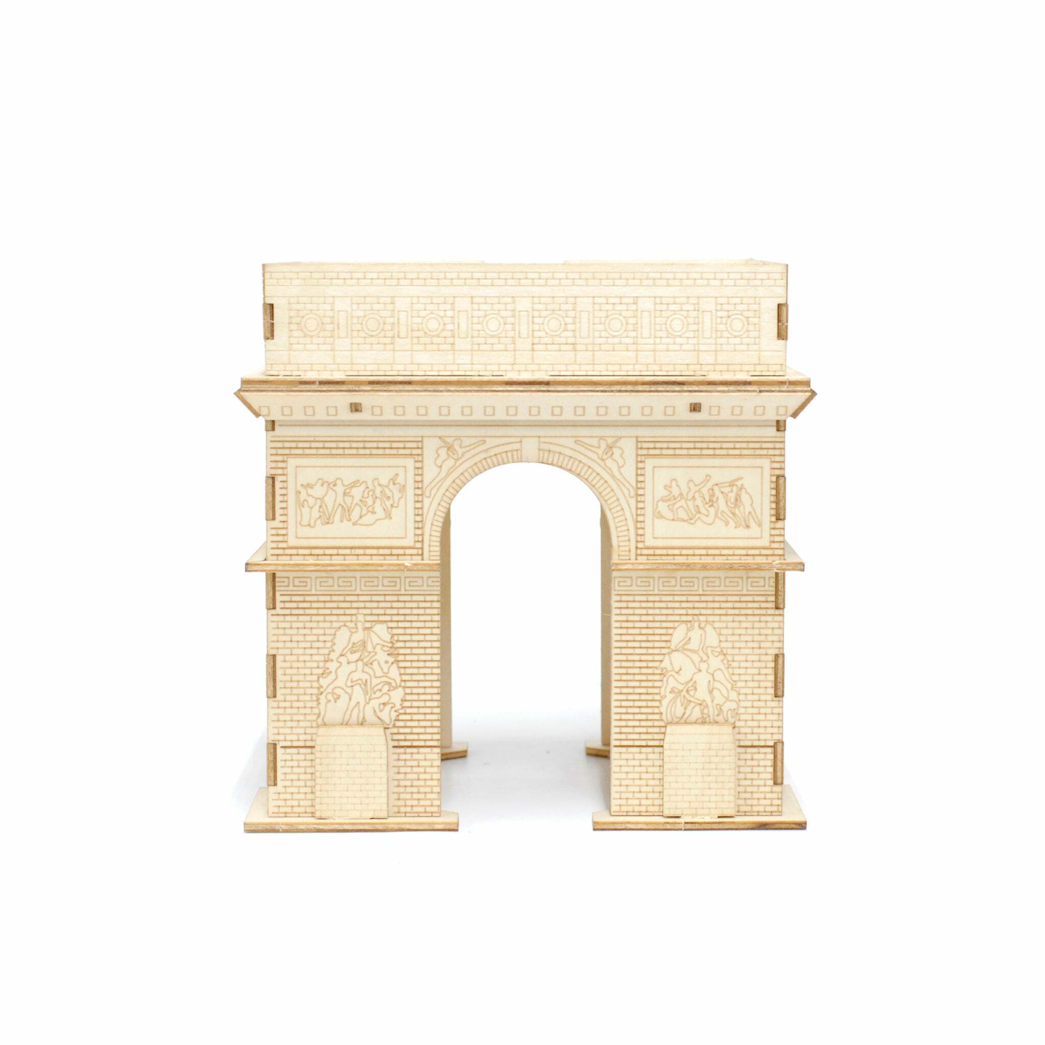 Jigzle 3D Plywood Puzzle - Arc de Triomphe Tissue Holder