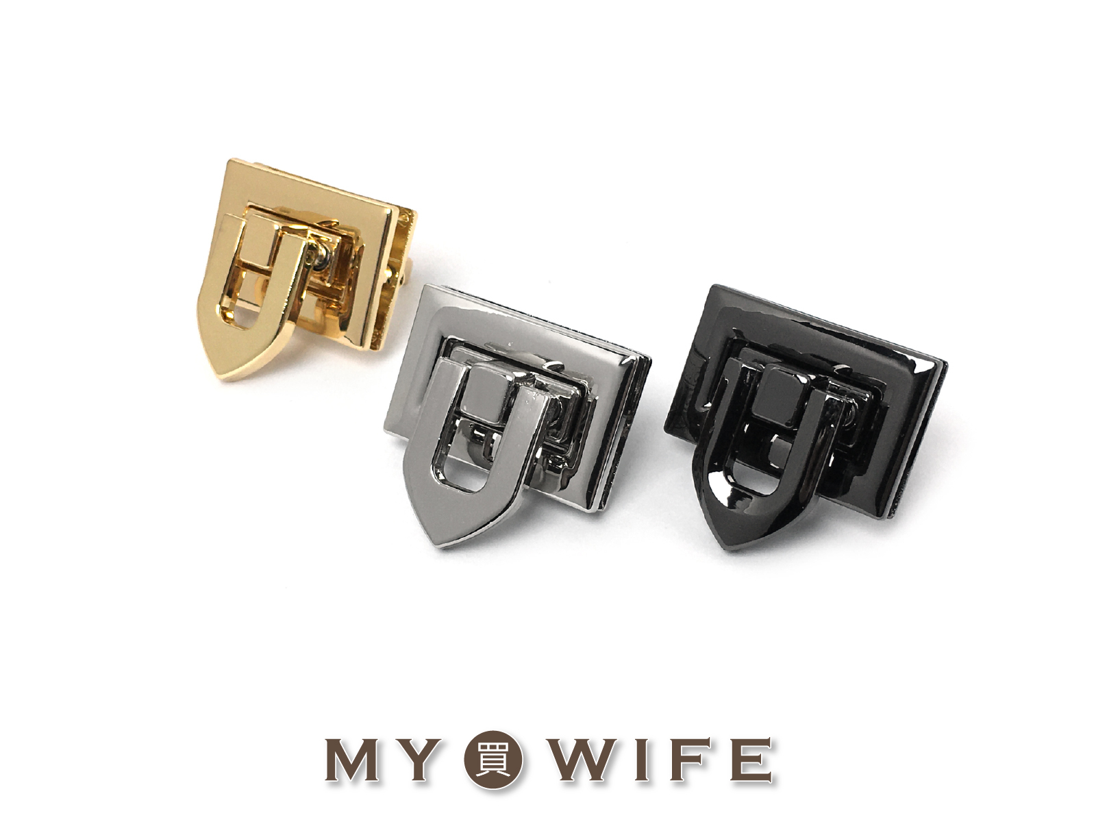 30x20mm合金轉鎖扣_3色【YR-1185】