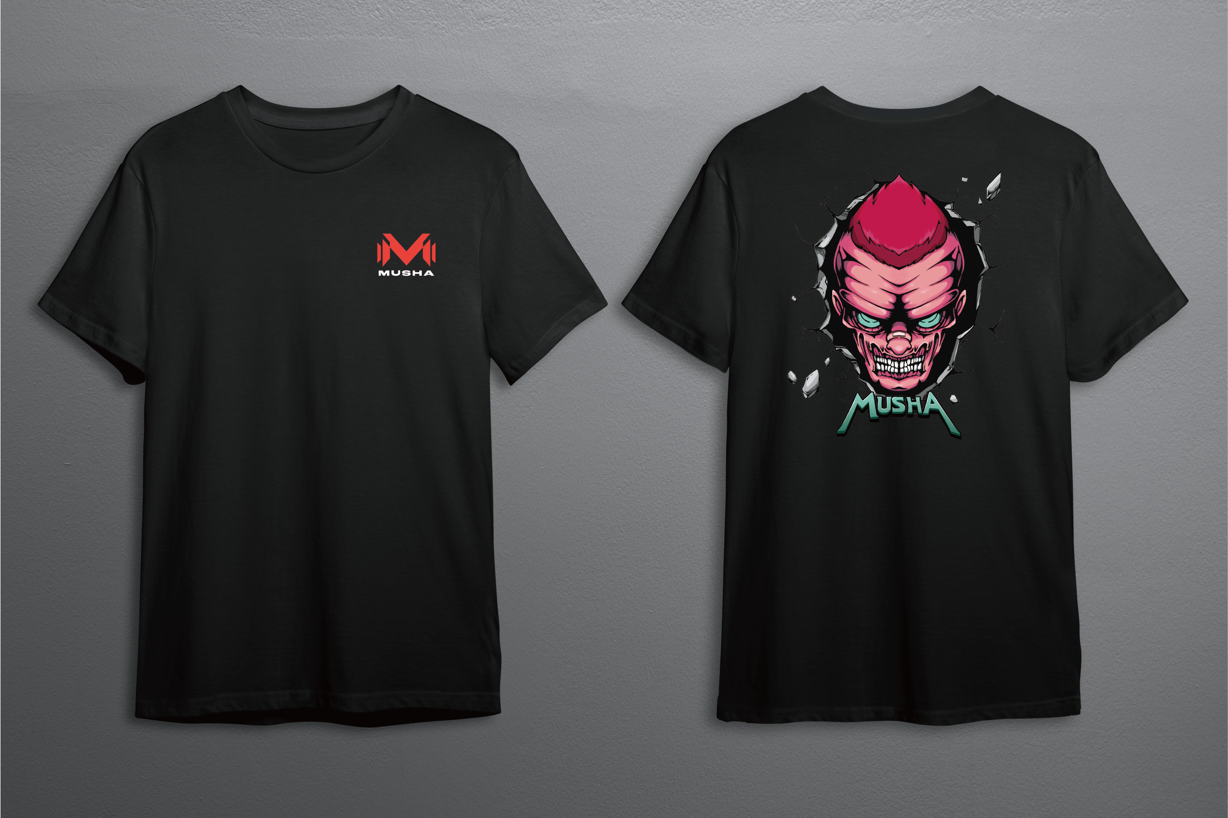 MUSHA 厚磅短袖棉T-獨家設計單品 V1