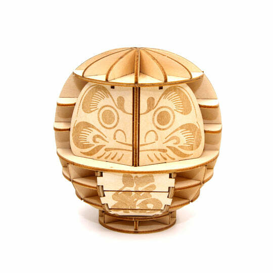 Jigzle 3D PLYWOOD PUZZLE -  Daruma
