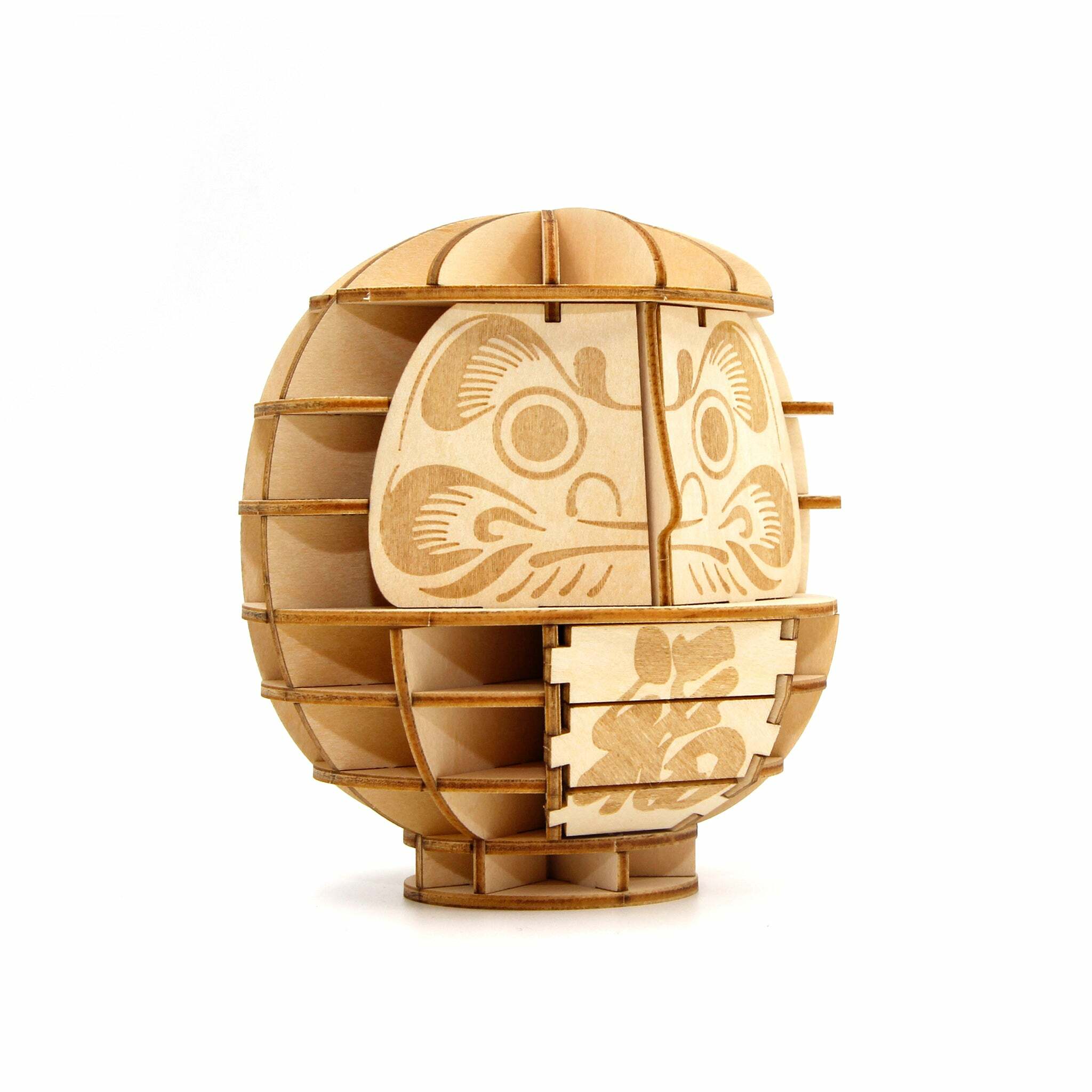 Jigzle 3D PLYWOOD PUZZLE -  Daruma