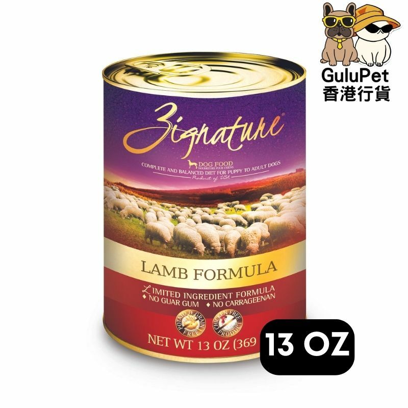 ZIGNATURE 超越羊肉配方狗罐頭 13OZ