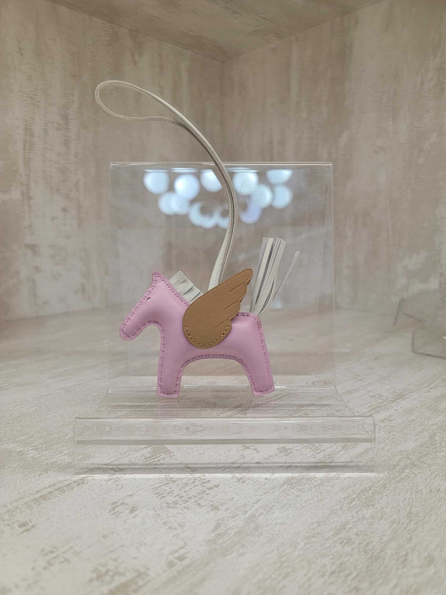 HERMES Rodeo pegase X9/0m/10 Craie PM SIZE  飛馬 X9錦葵紫/奶茶/10奶昔白