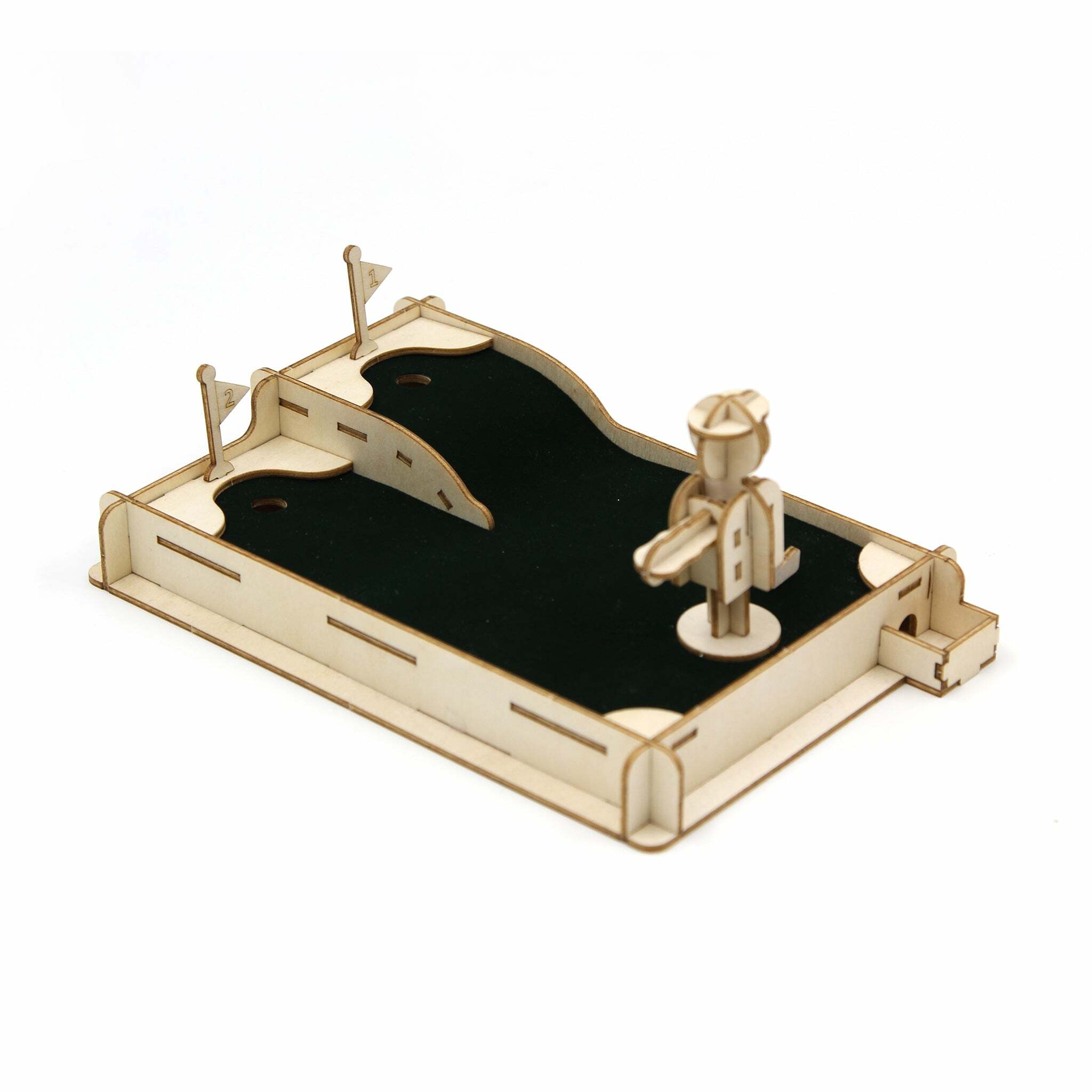 Jigzle 3D Plywood Puzzle - Game Station: Golf