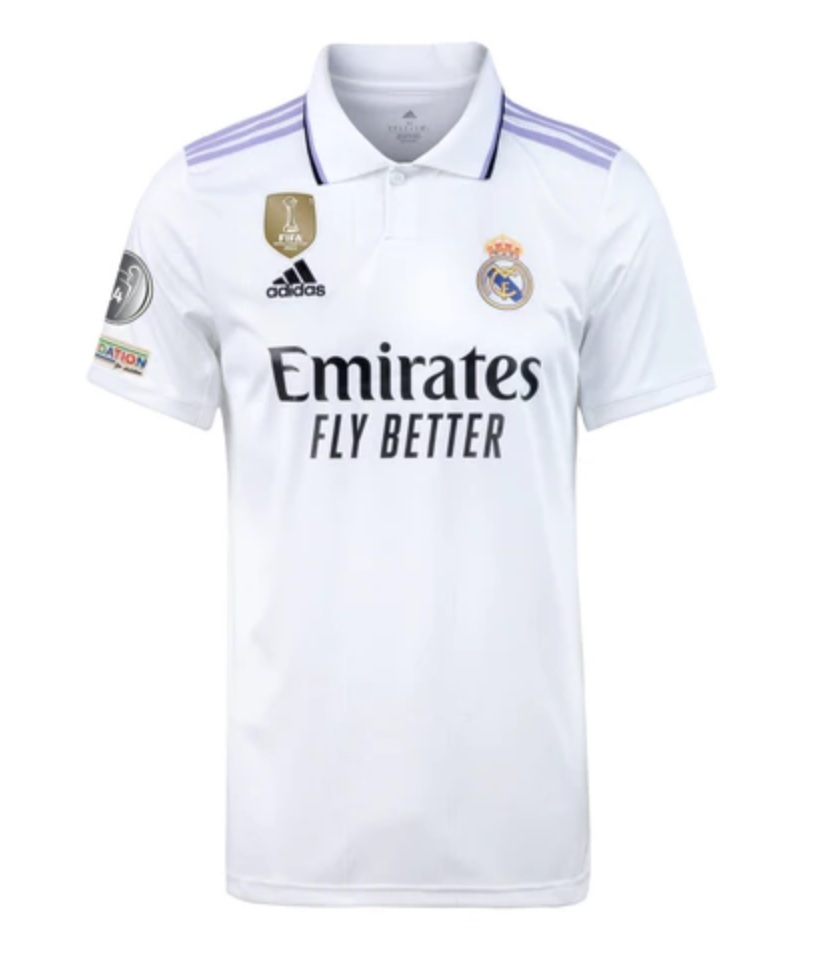 22-23皇家馬德里主場球迷版球衣