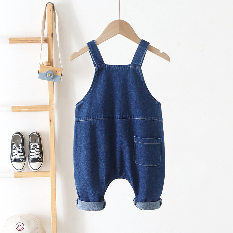 G37BL_SS23_C🐻Smiling Bear吊帶牛仔夾衣