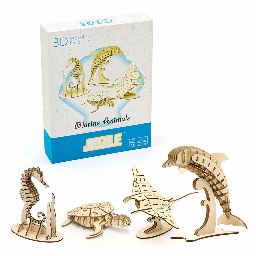【Jigzle】Marine Animals puzzle set