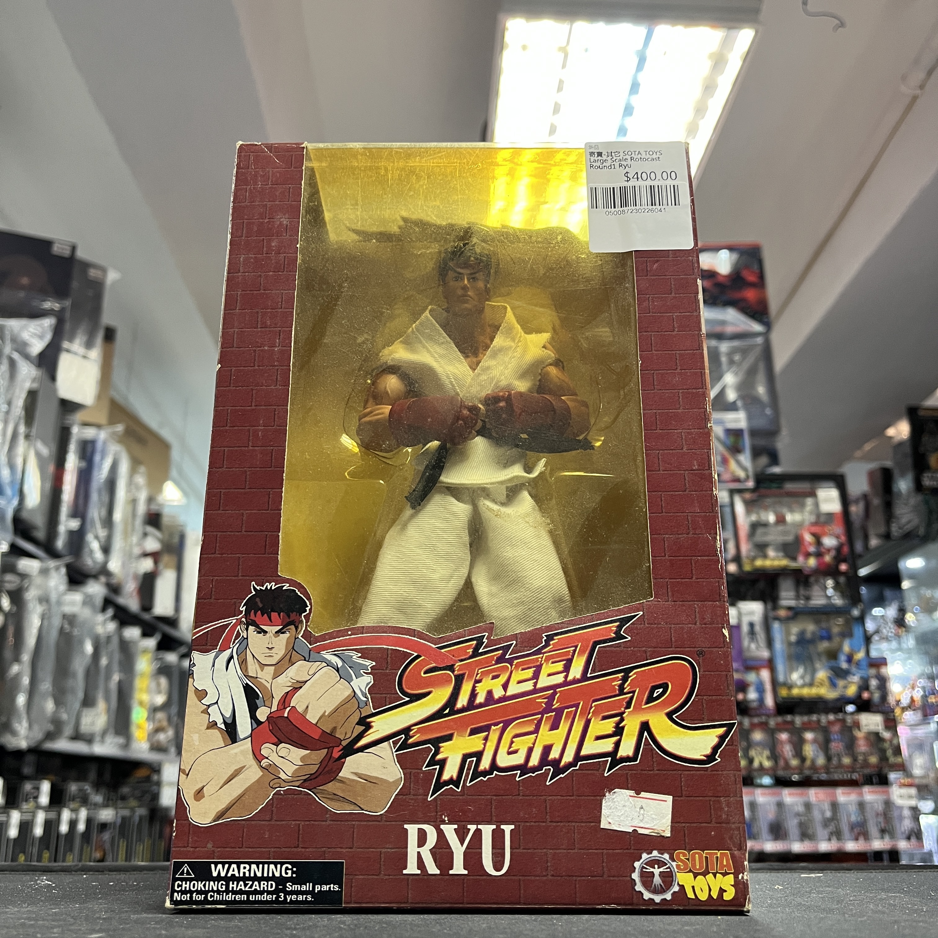 寄賣-其它 SOTA TOYS Large Scale Rotocast Round1 Ryu