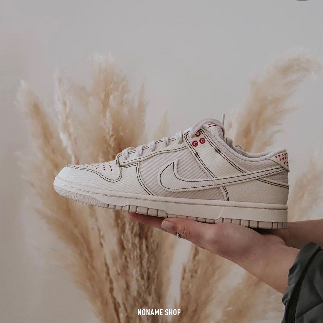 NIKE DUNK LOW "LIGHT OREWOOD BROWN" 牛仔布 外縫線 米白 (男款)