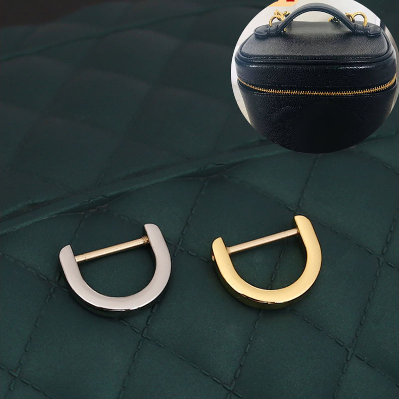 小香包包d扣改造配件化妝包改斜挎鏈條包五金d環掛扣