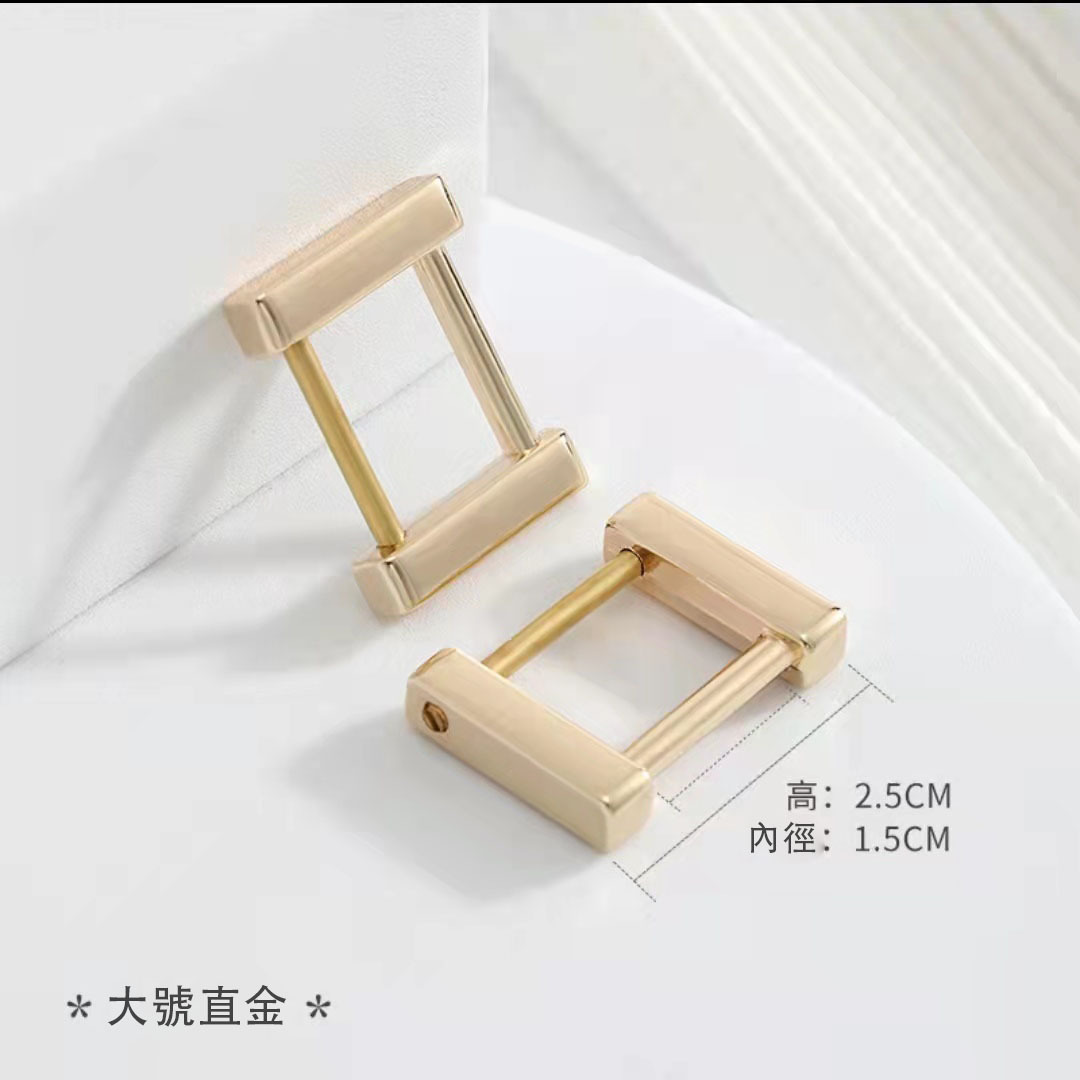 d型包包改造扣d扣配件金屬固定五金化妝包肩帶環扣