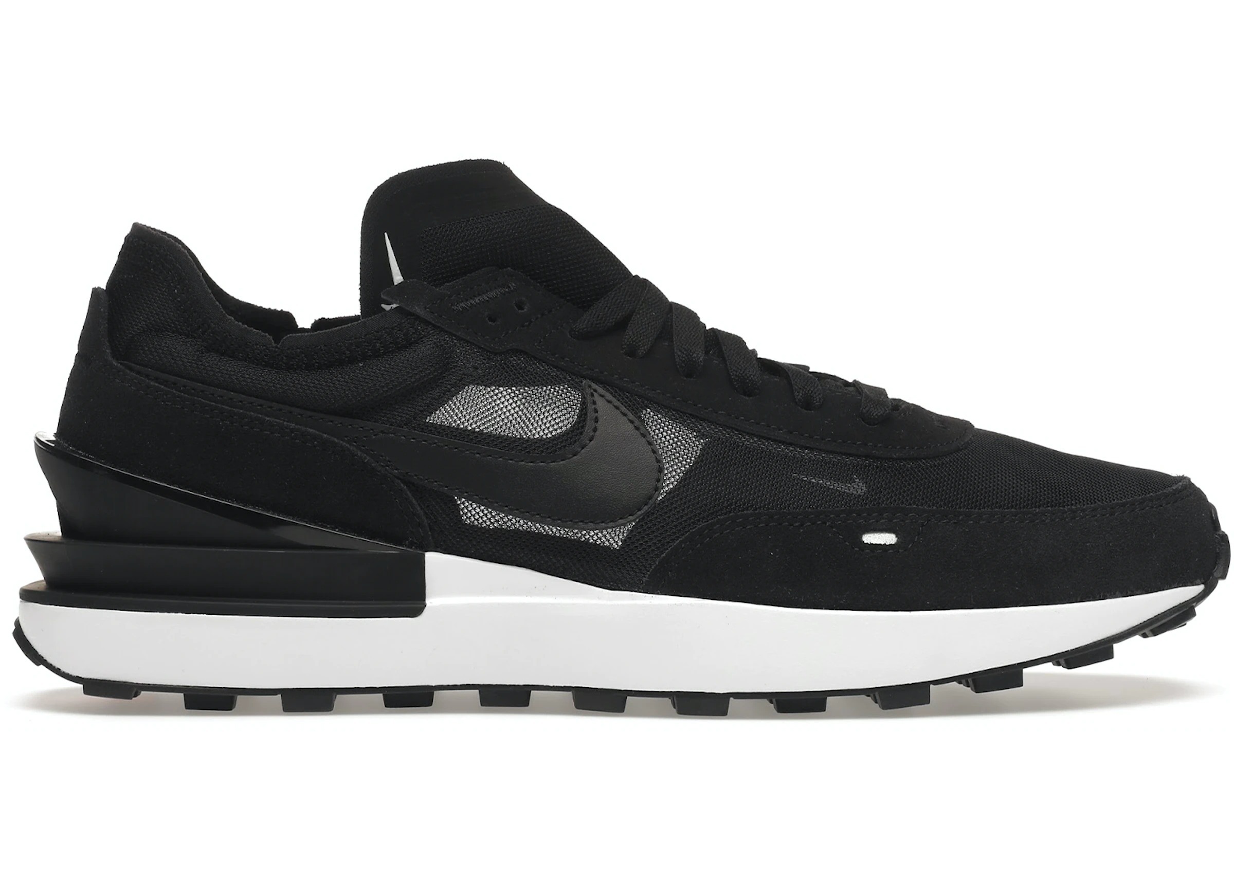 nike waffle one black