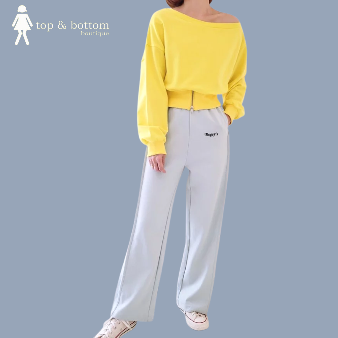 ELASTIC WAIST SPORTY PANT