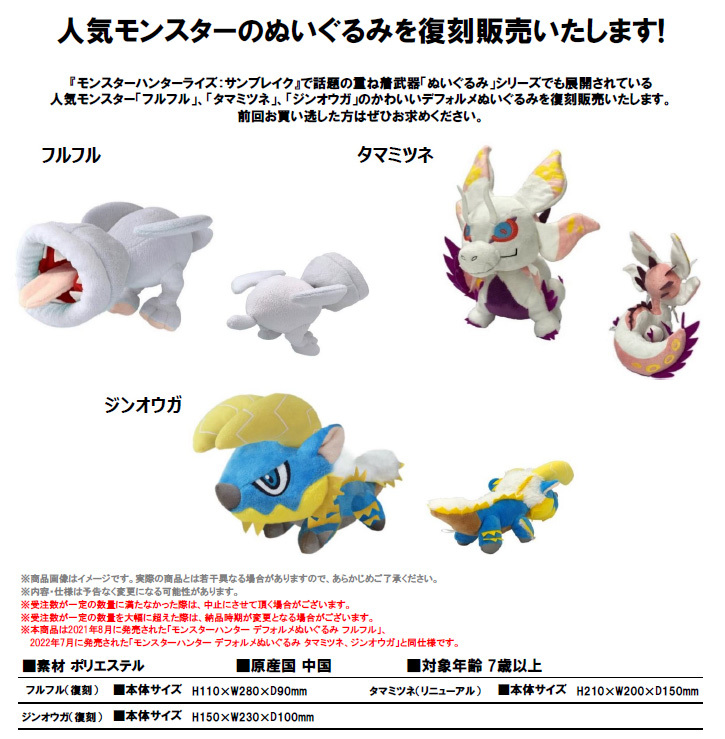 「ACG.GO」「預購」Monster Hunter 公仔 再販