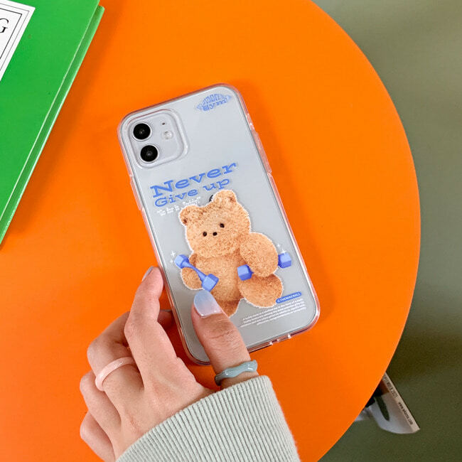 THE NINE MALL -work out teddy 透明軟殼