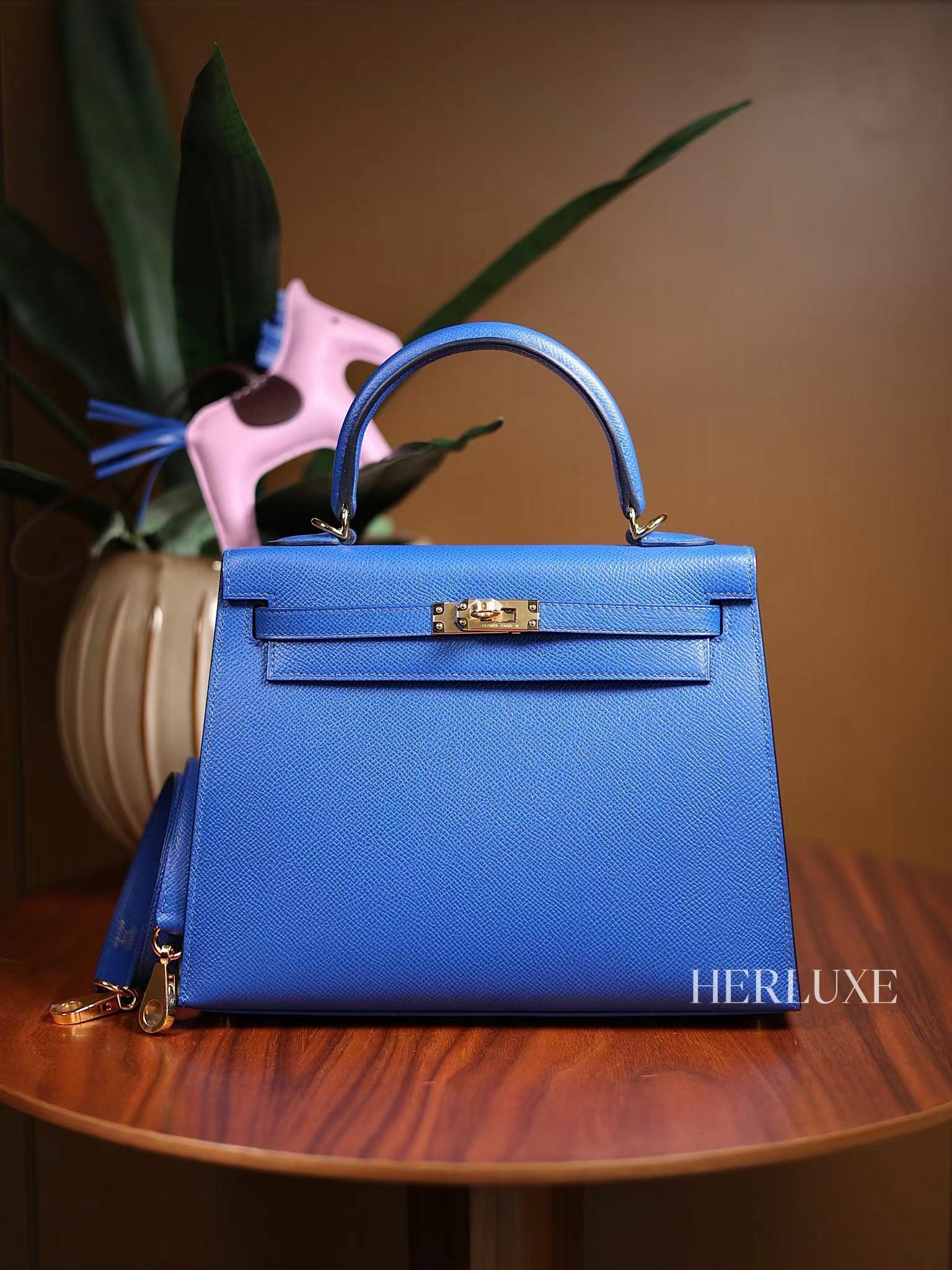 Kelly 25 71 bleu de france cc epsom W