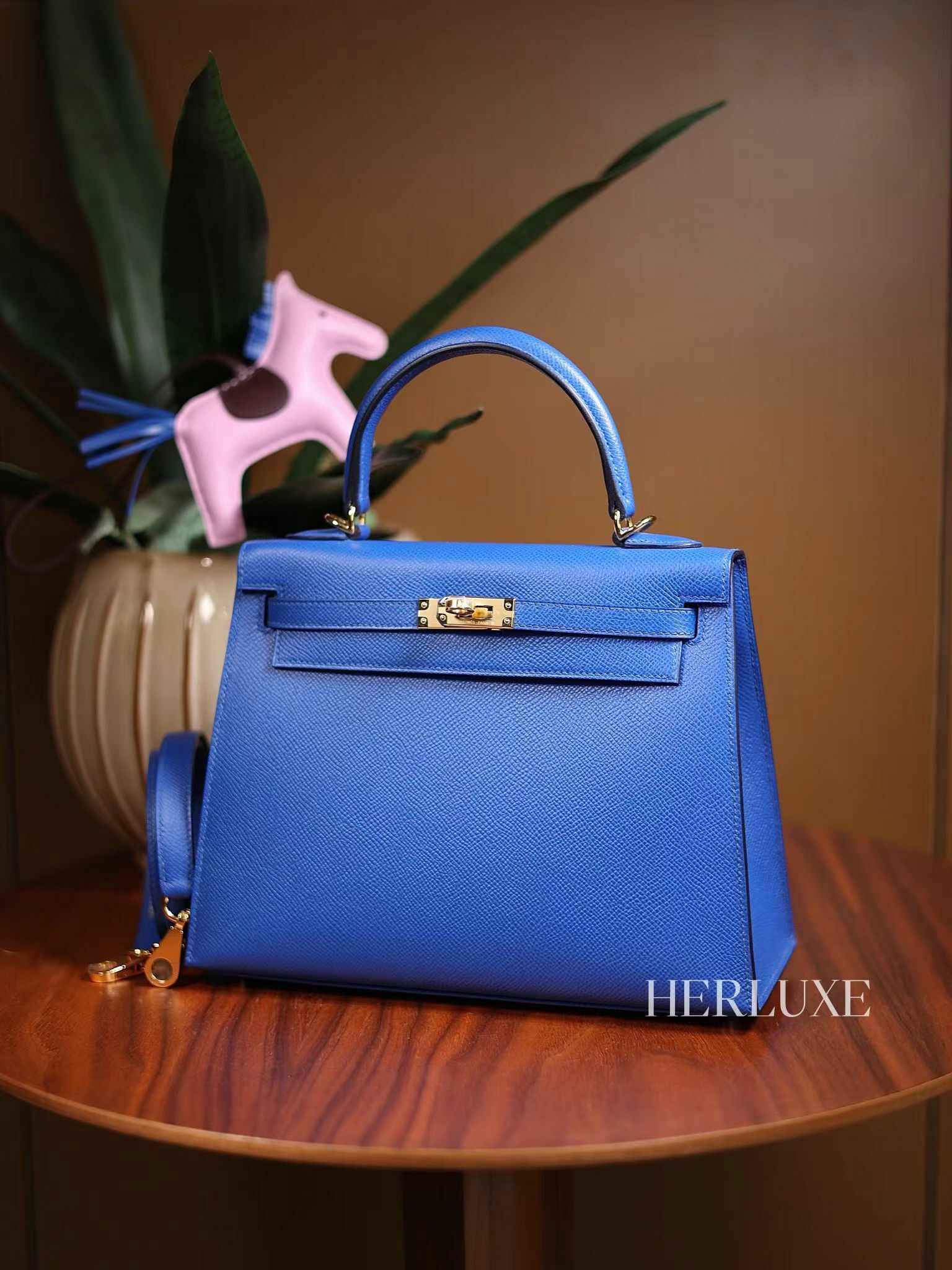 Kelly 25 71 bleu de france cc epsom W