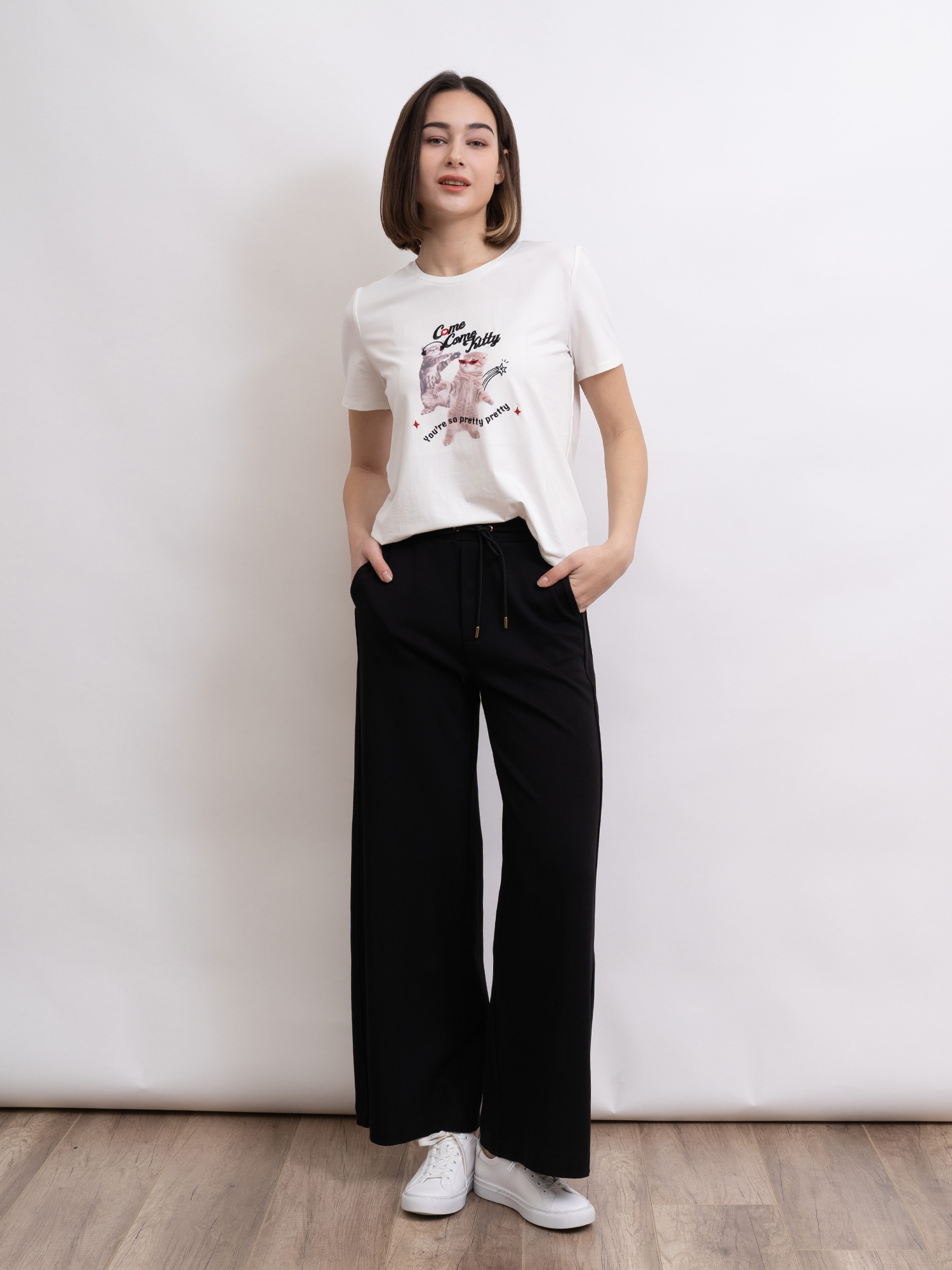 mi-tu 直腳運動長褲