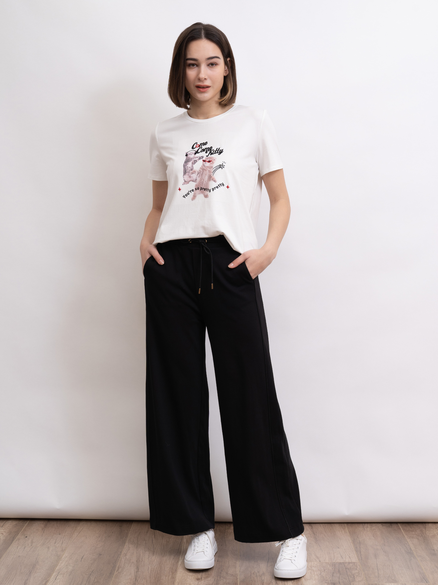 mi-tu 直腳運動長褲