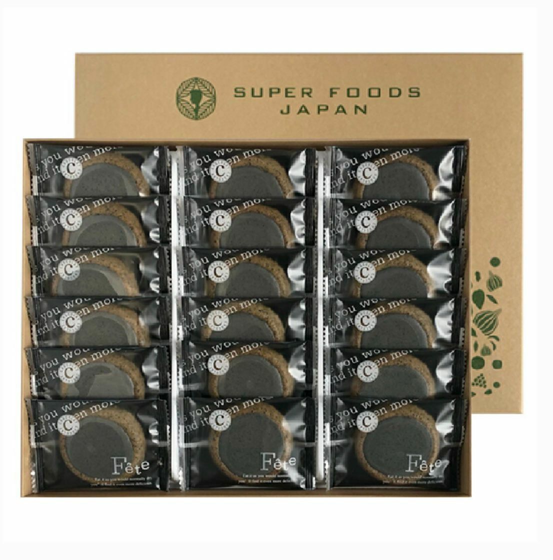 SUPER FOODS JAPAN黑芝麻餅