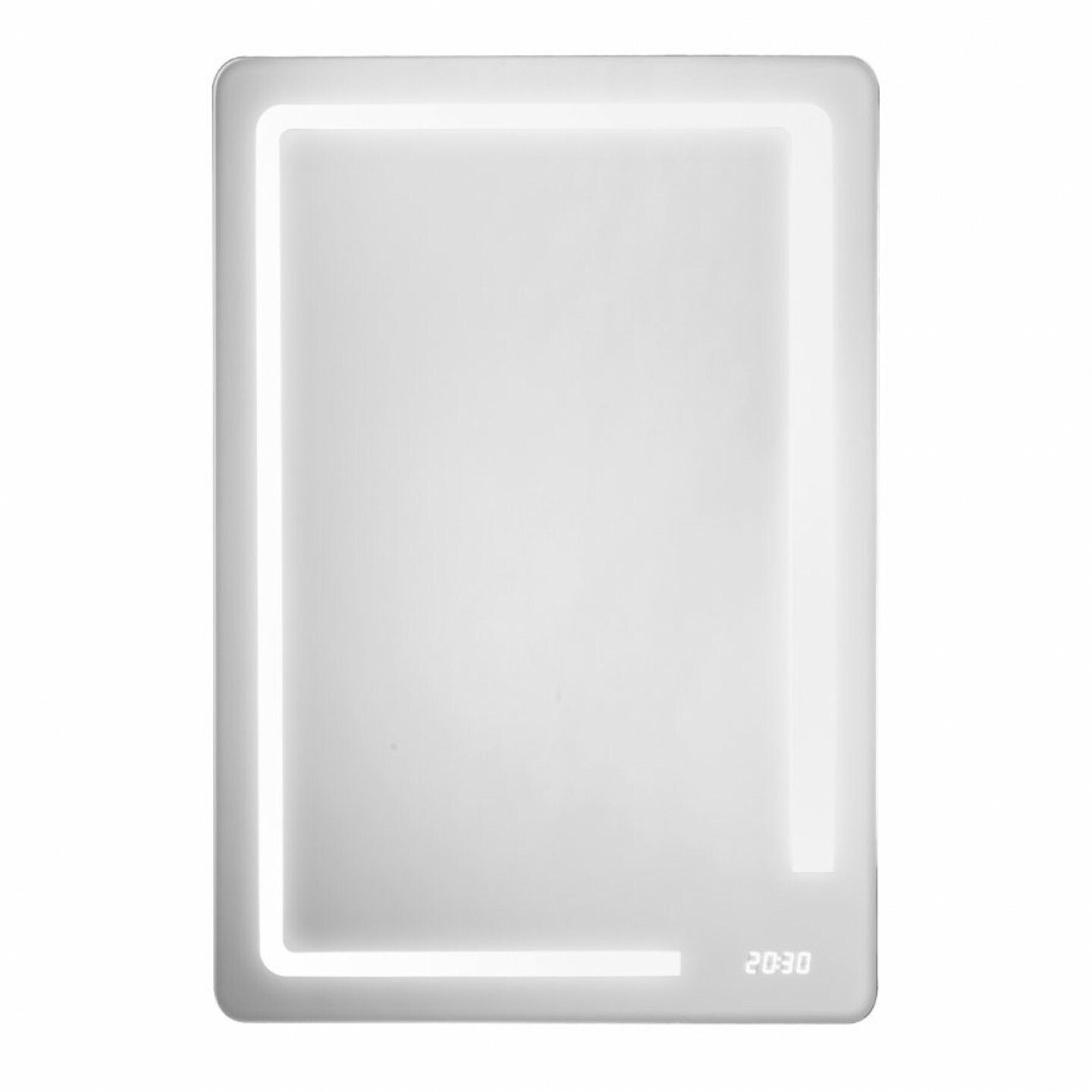 日日商 衛浴系列-LED噴砂防霧鏡+時間 M-H720