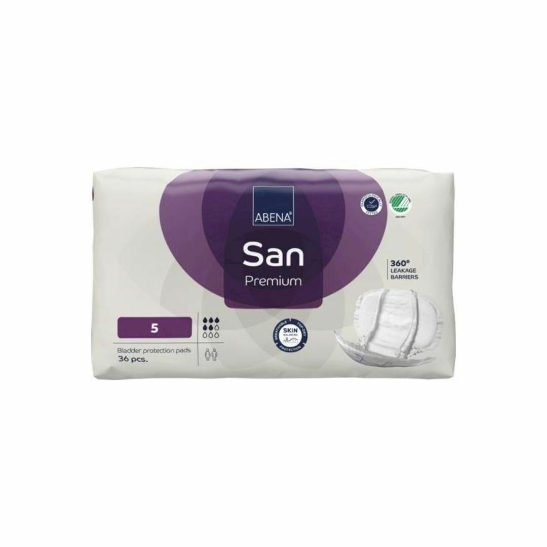 Abena 雅保 - 5 號碼片芯 (28 x 54cm) | (原箱4包 x 36片)