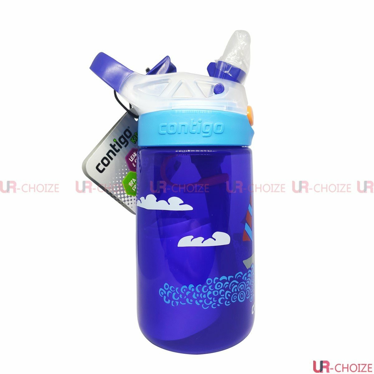Contigo Kids - 康迪克兒童水樽 藍寶石帆船 414ml(平行進口)
