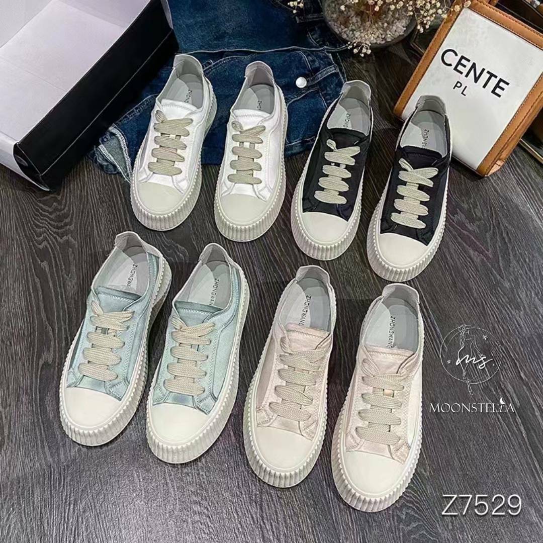 絲綢厚底餅乾鞋