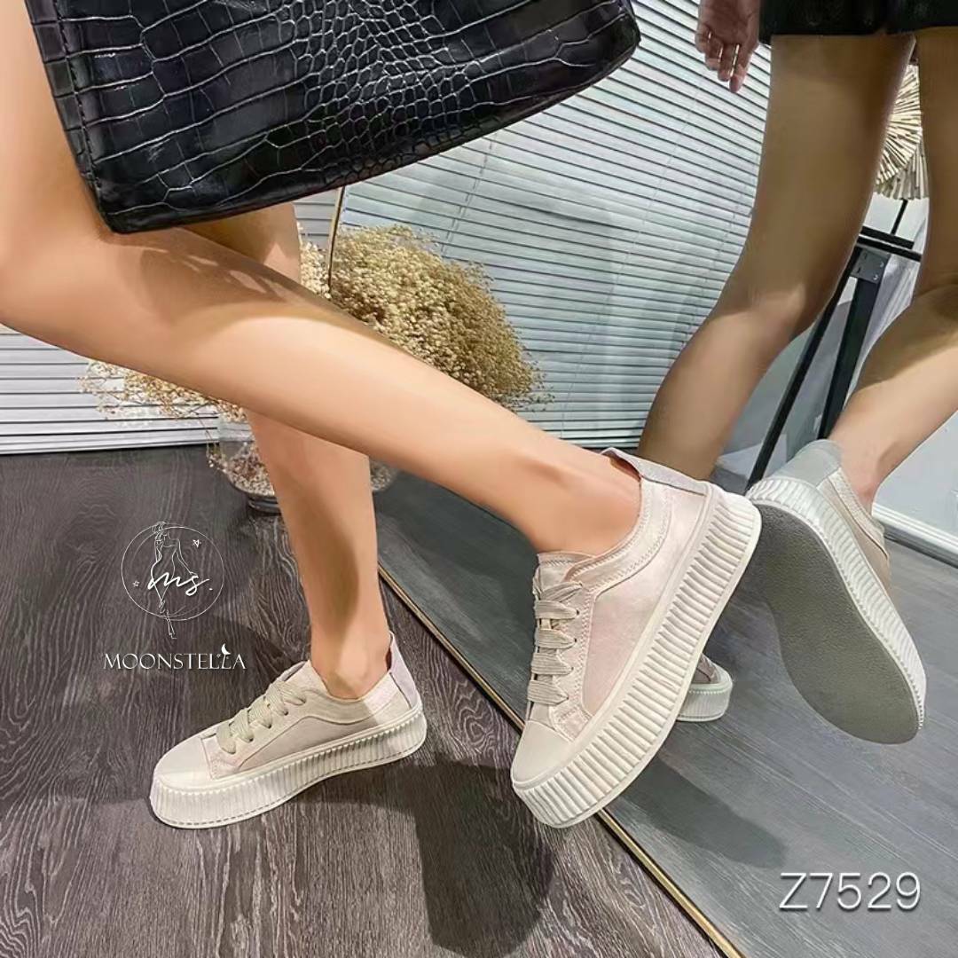 絲綢厚底餅乾鞋