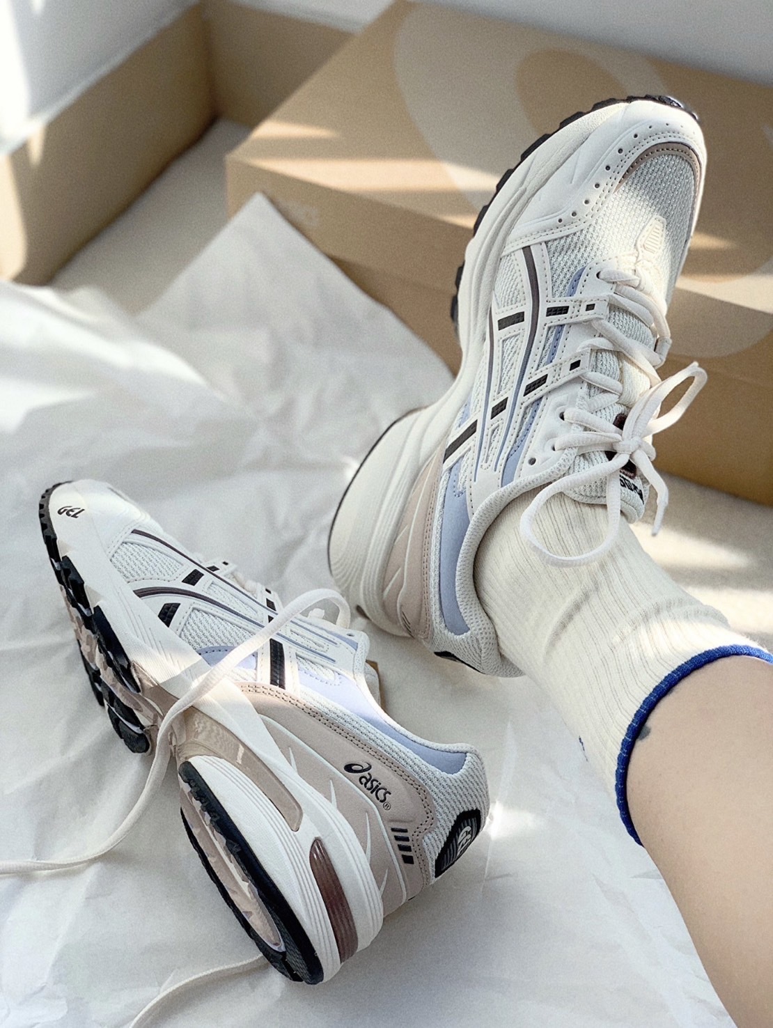 Asics Gel-1090 莫蘭迪奶茶 復古鞋