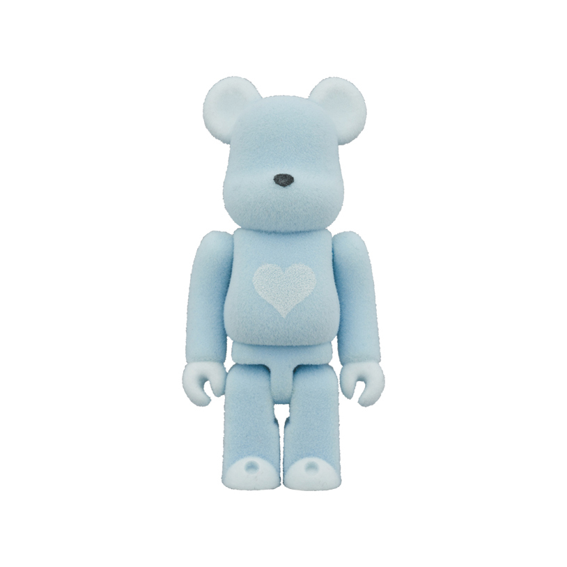 BE@RBRICK X VALMUER BABY CANDY 糖果藍寶寶藍植絨400%+100%