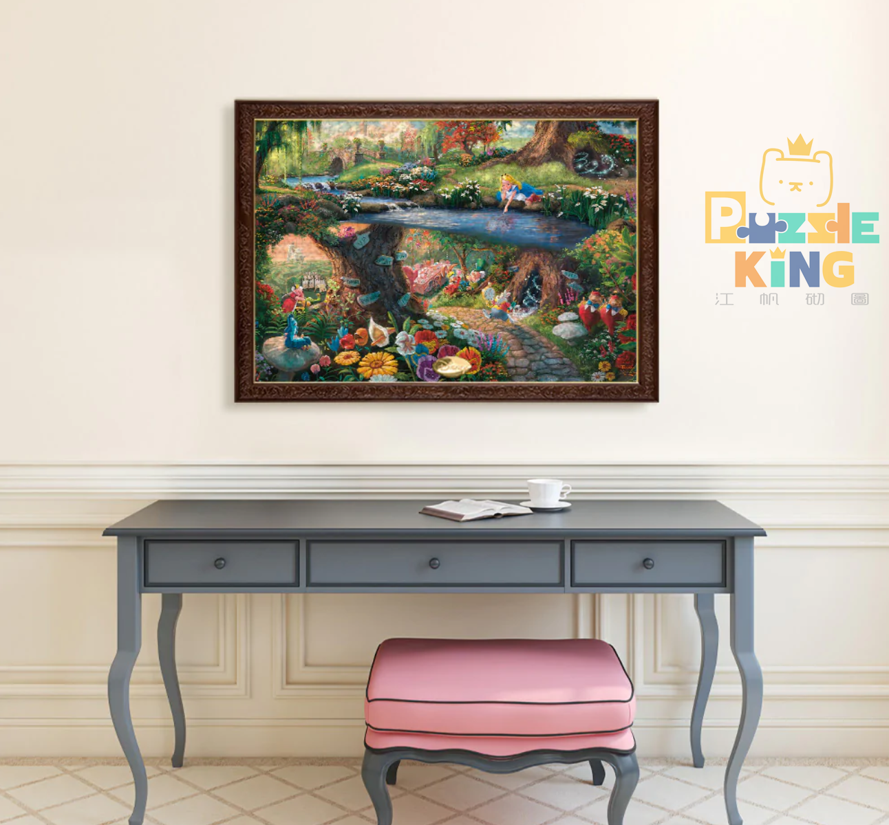 愛麗絲-婦女在溫德蘭 (畫布紋理)