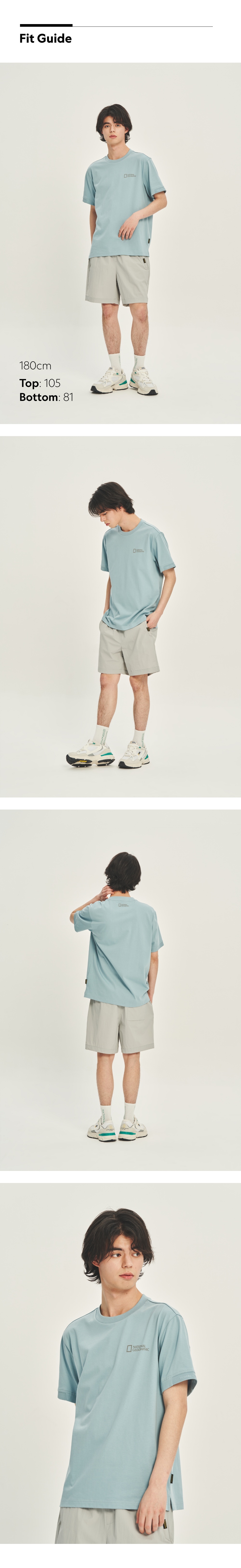 【NATIONAL GEOGRAPHIC】TORQUATUS SMALL LOGO半袖Tシャツ TORQUATUS Small Logo Short Sleeve Tee - STONE GREY